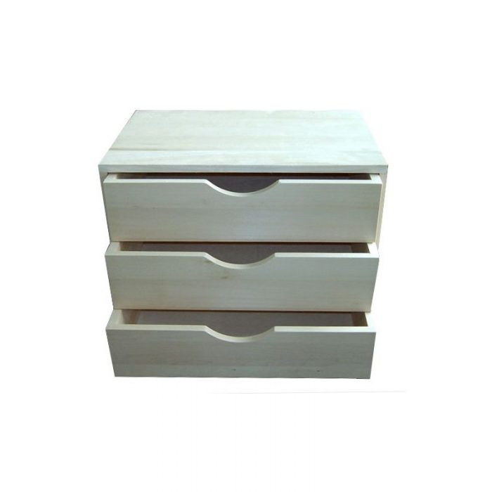 Cassettiera per armadio 3 cassetti cm. 60 - immagine 2