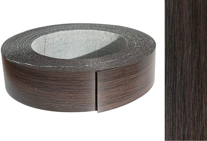 Bordo melaminico WENGE' Preincollato Spessore 22 mm. (25 mt.)